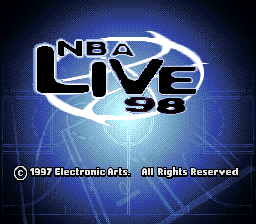 NBA Live '98 (USA) Title Screen